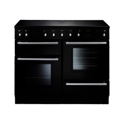 Rangemaster Toledo 110cm Electric Induction 88030 Range Cooker in Gloss Black with an Induction Hob